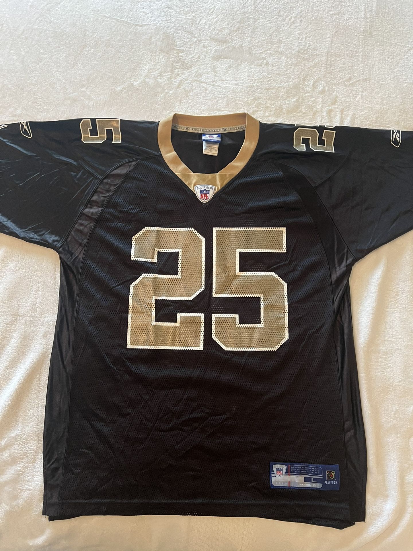 Reebok New Orleans Saints Jersey Reggie Bush Size Large