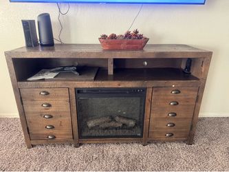 Tv stand and mirror