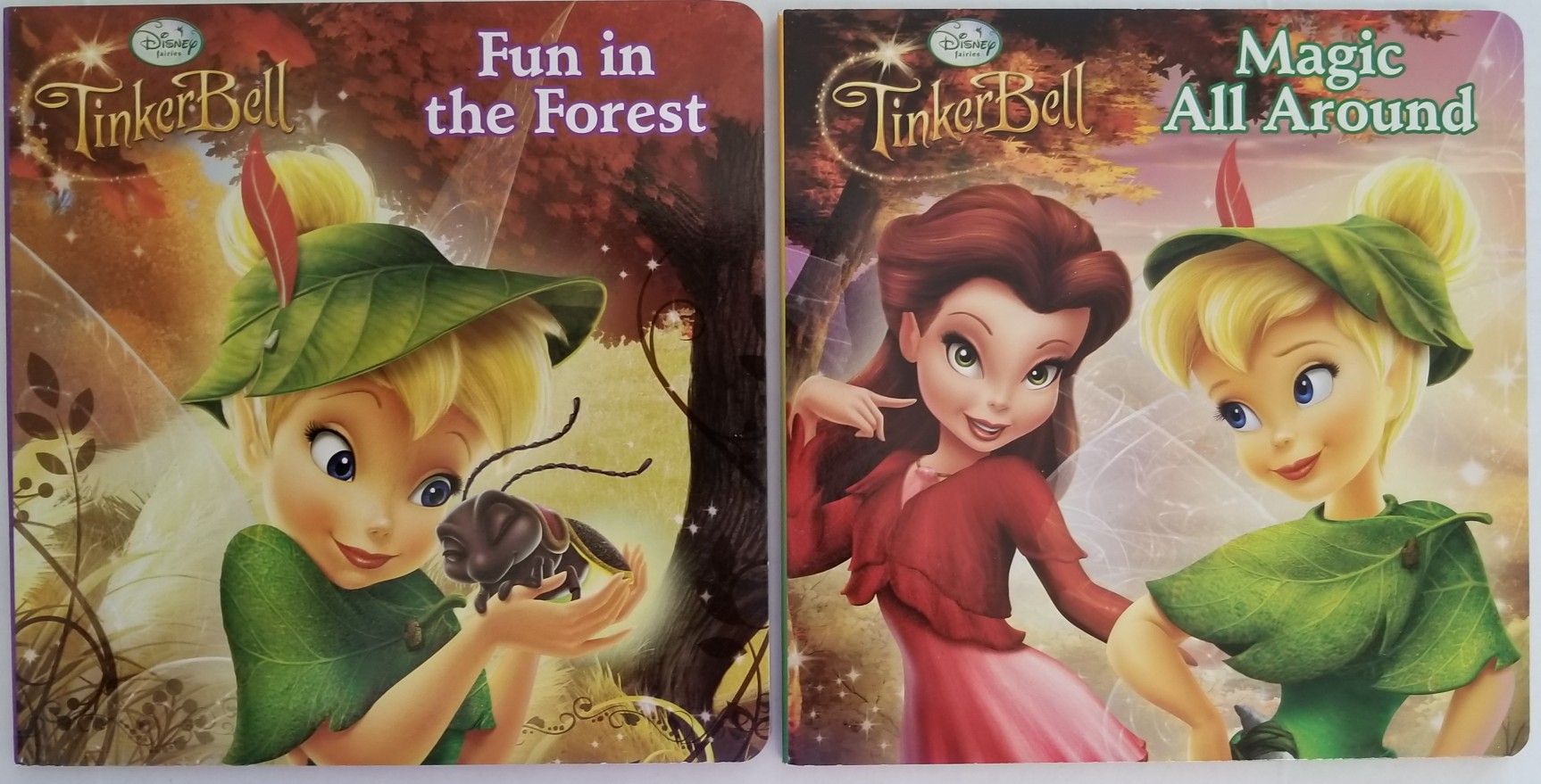 COLLECTIBLE-HTF DISNEY TINKERBELL BOARD BOOKS