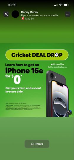 iPhone 16e