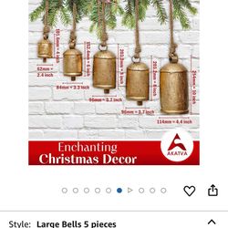 NEW BRASS RUSTIC BELLS