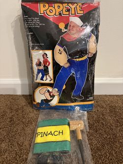 Halloween Costume – Popeye (One Size) - LIKE NEW