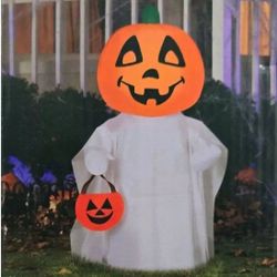 Spooky Village Inflatable Ghost Kid