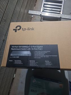 TP-Link TL-SL1218MP 16-Port PoE+ Rackmount Switch