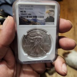 2015 eagle 1st release MS70 Philadelphia mint