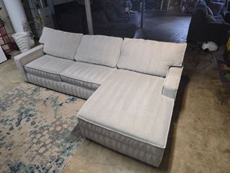 Crowley Light Gray 2 Piece Sectional
