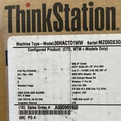 Lenovo ThinkStation P3 Ultra Small Form Factor Workstation - NIB