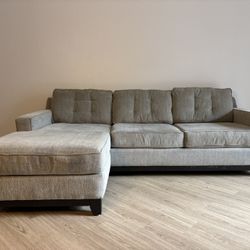 Gray L-shape Couch 