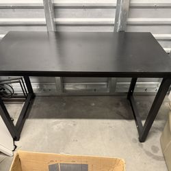 Black Wooden Table 