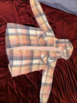 Pink plaid jacket