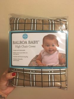 High chair cover