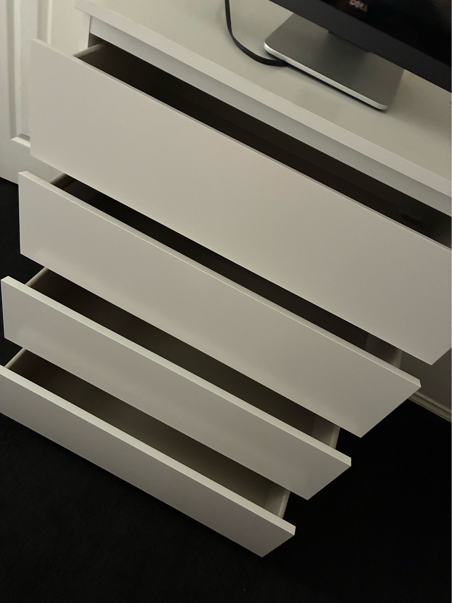 White dresser