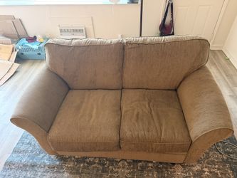 Brown Loveseat