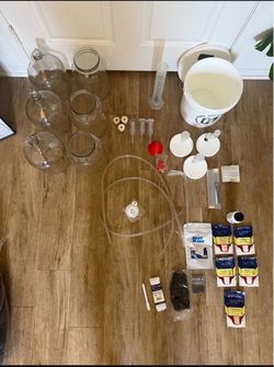 Home Brewing Starter Kit with Carboys and Accessories