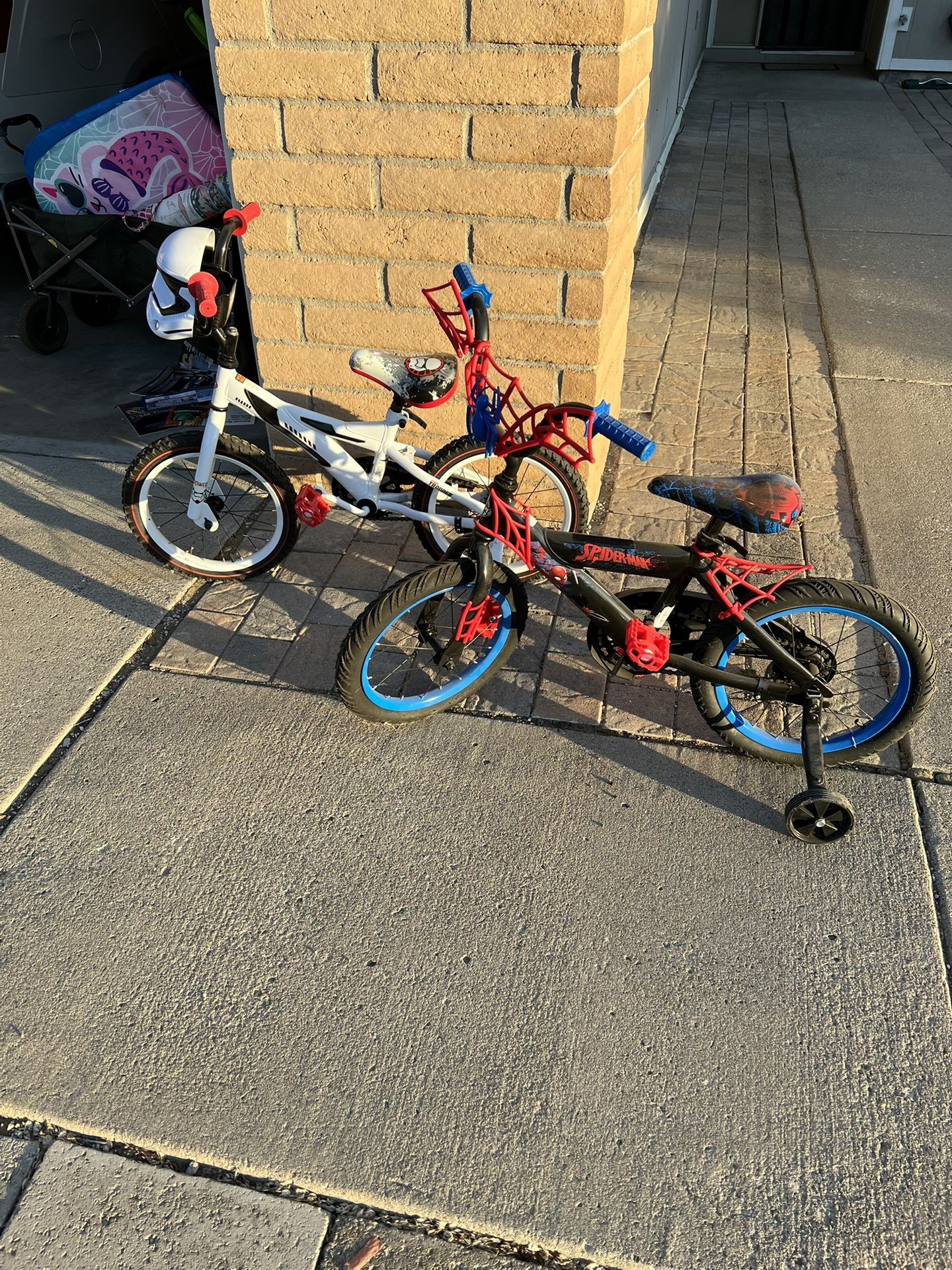 Spider-Man and Star Wars Boys 16” Bikes