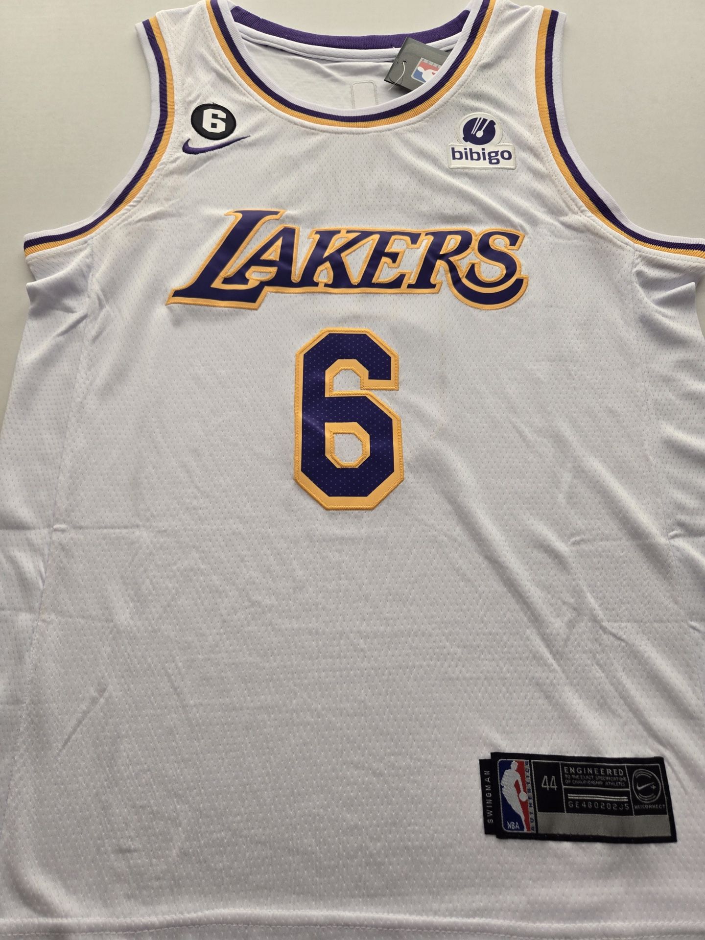 NBA Lakers James jersey No.6
