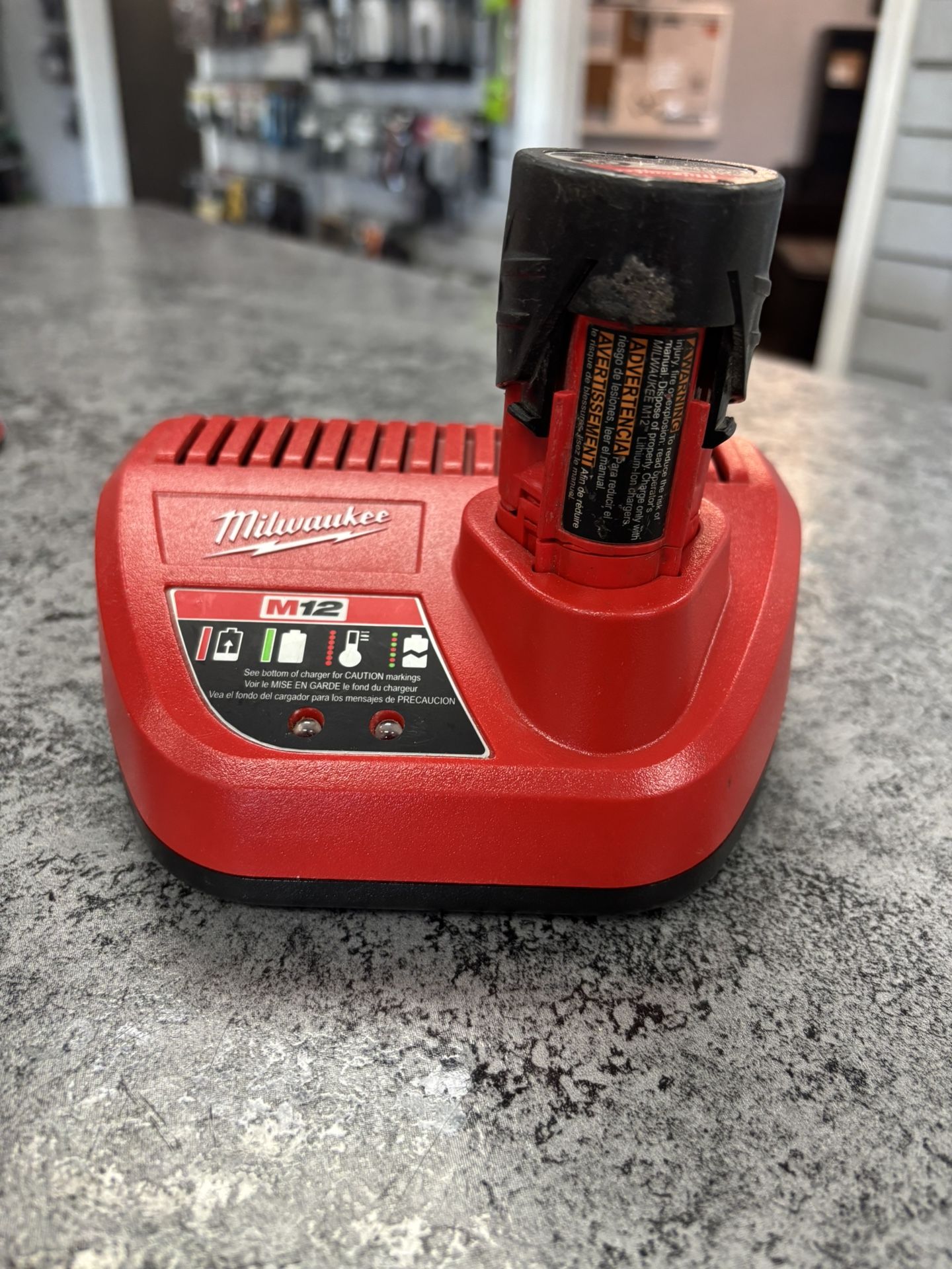 Milwaukee M12 Battery And Charger