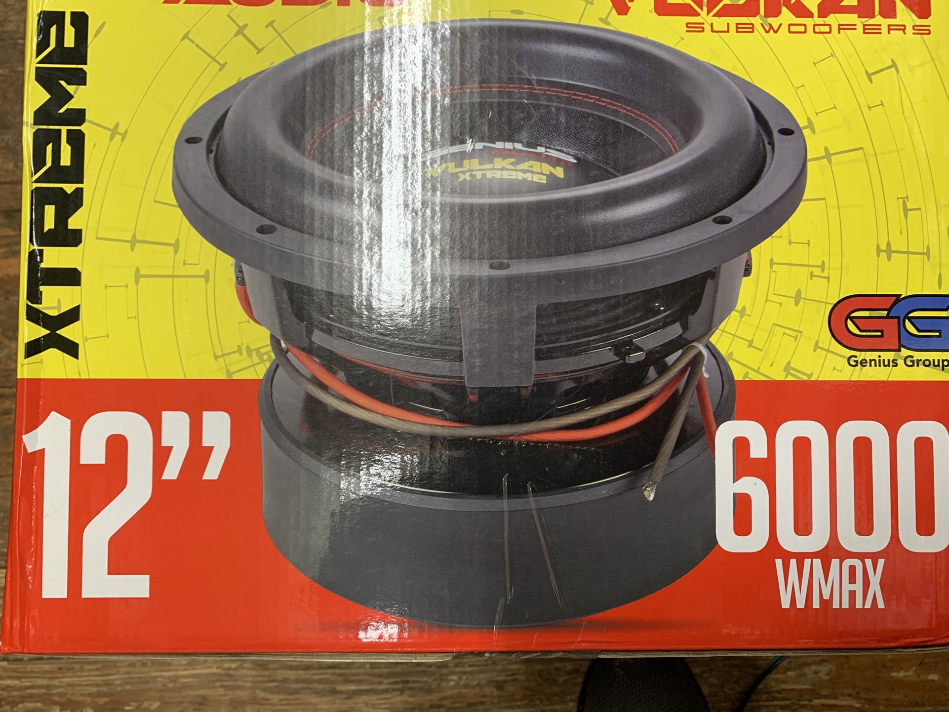 Display Model 12” Genius Audio 6000w Vulkan Xtreme Competition