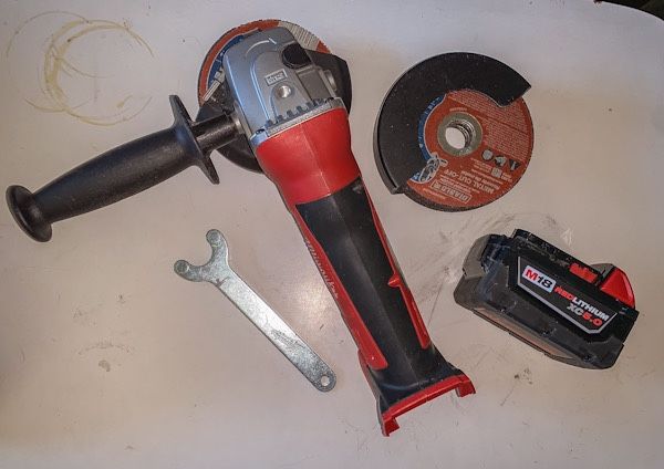 Milwaukee M18 grinder