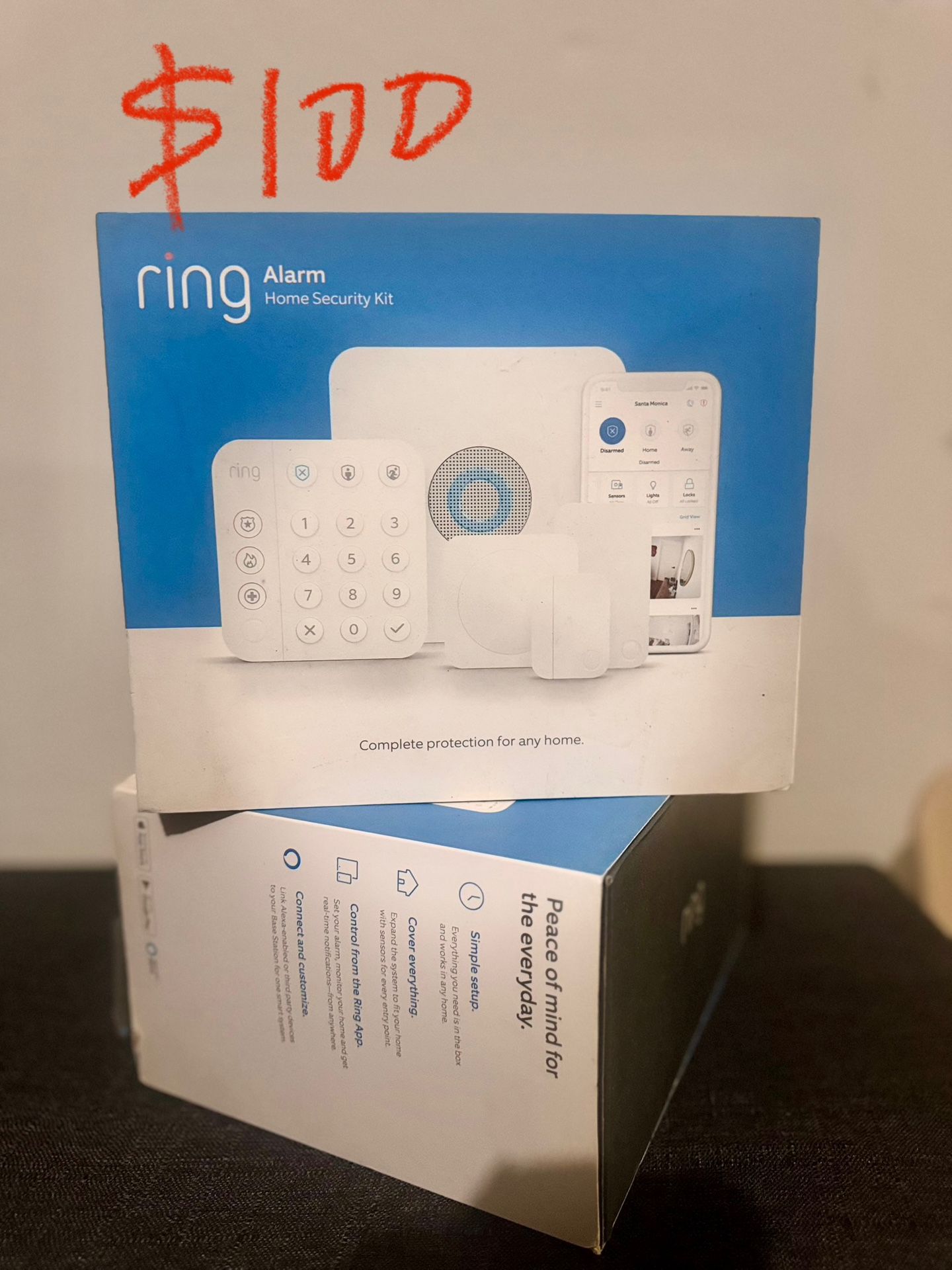 Brand new ring alarm security kit only $100 ❗️
