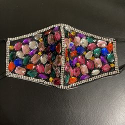 ❤️💚💙💛She’s A Gem Mask❤️💚💙💛 🎉🎉🎉Perfect for New Years Eve 🎉🎉🎉 In stock now! {url removed} #fashionisfun #faithandfashion #stylist #sass