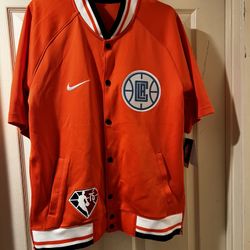 LA Clippers NBA 75th Anniversary Adult Medium Nike Shooting Shirt