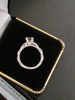 1.13ctw Natural Diamond 14kt White Gold Engagement Ring