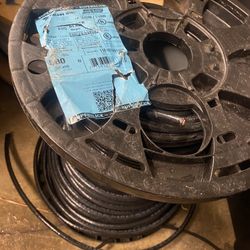 ROUGHLY 300’ 4AWG THHN STR BLK WIRE
