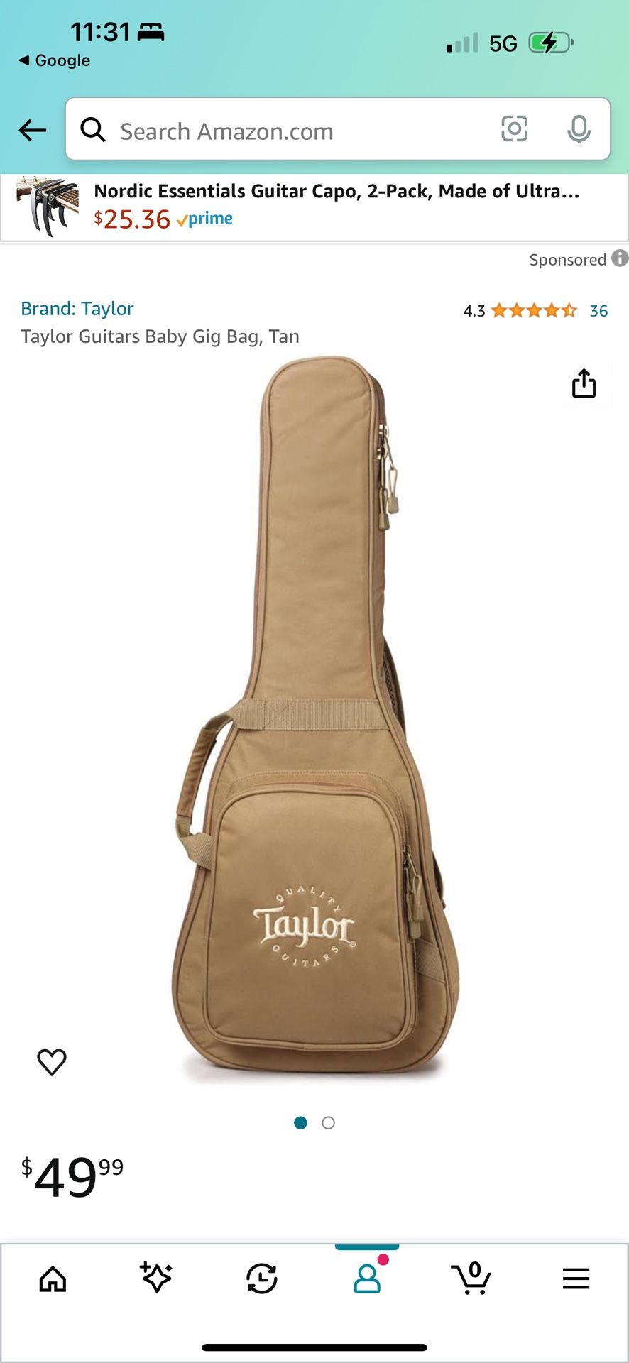 Taylor Swift Signed Acoustic Guitar