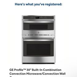 GE Profile OVEN MICROWAVE GOOD AS NEW BEST OFFER