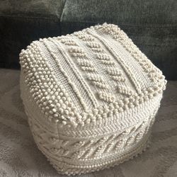 Boucle Boho Ottoman 