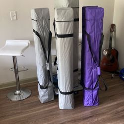 Concession covering shaded Durable, Strong, King Queen, Royalty, Purple,  10x10 Pop-Up Tent or Light Gray (white) 100 Each  Weatherproof strong guaran