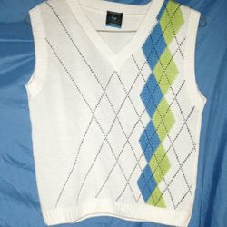 "Lawrence Parker" sleeveless sweater vest Boys size med
