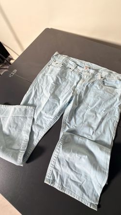 True Religion Made in USA Light Wash Blue Jeans Men’s Size 44 Y2K