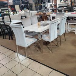 7pc Standard Height Dining set