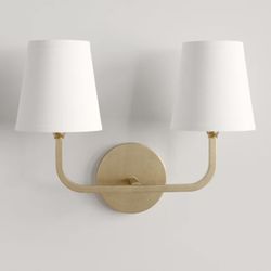 $88 each + sales tax {TWO} Climsland 2 - Light Dimmable Vanity Light fixtures. 12” x 16” x 7.25”. MSRP $207 each.  