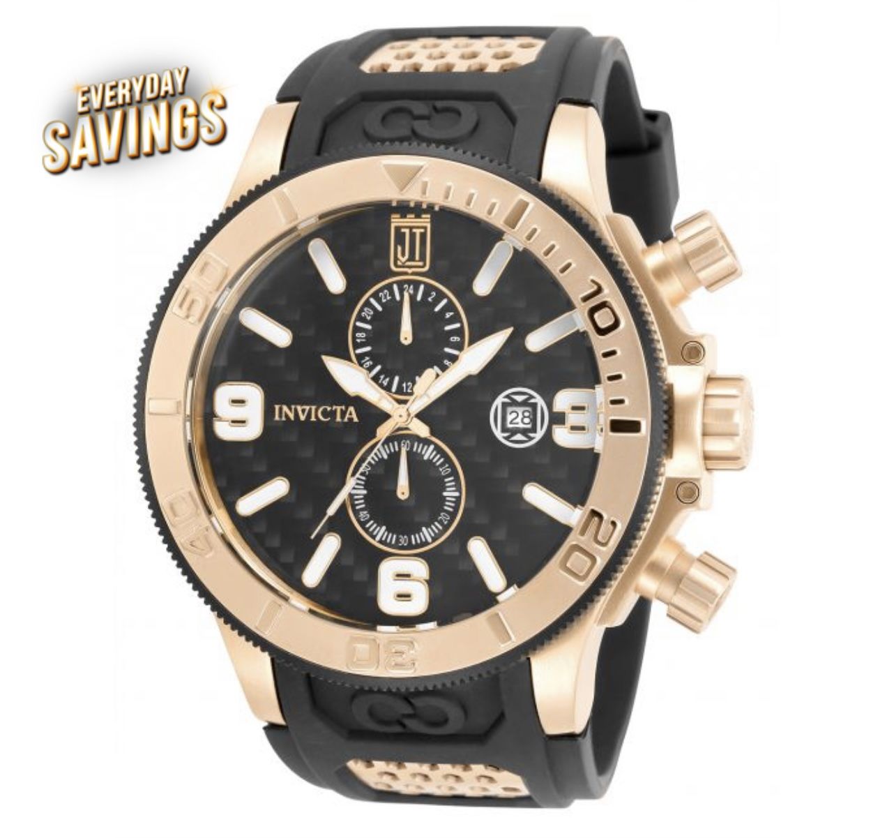 Invicta Jason Taylor Men's Watch - 52mm, Black (33981)