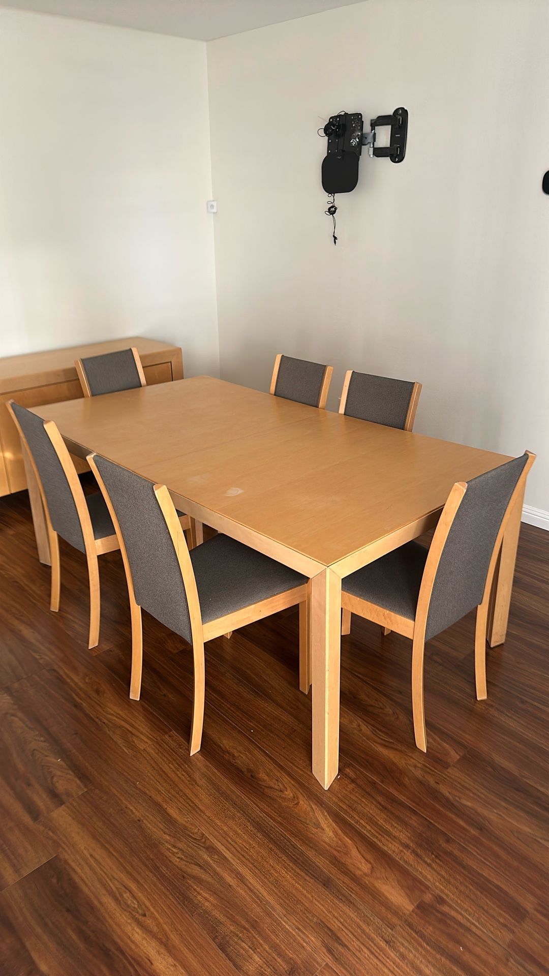 Copenhagen Dining Table With 6 Chairs And Buffet