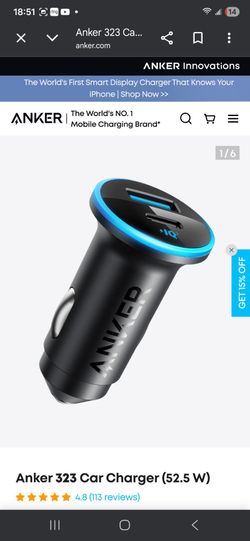 Anker 323 Car Charger