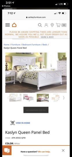 Kaslyn Full/Queen Panel Bed Frame