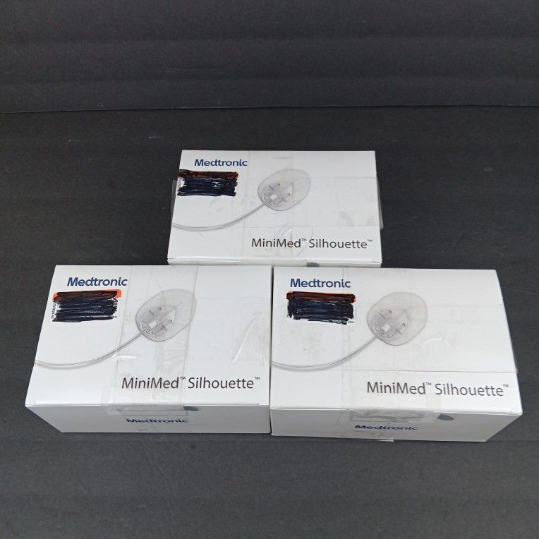 3 Boxes Of 10 MedTronic MiniMed Silhouette 23" 17mm Exp. 2025