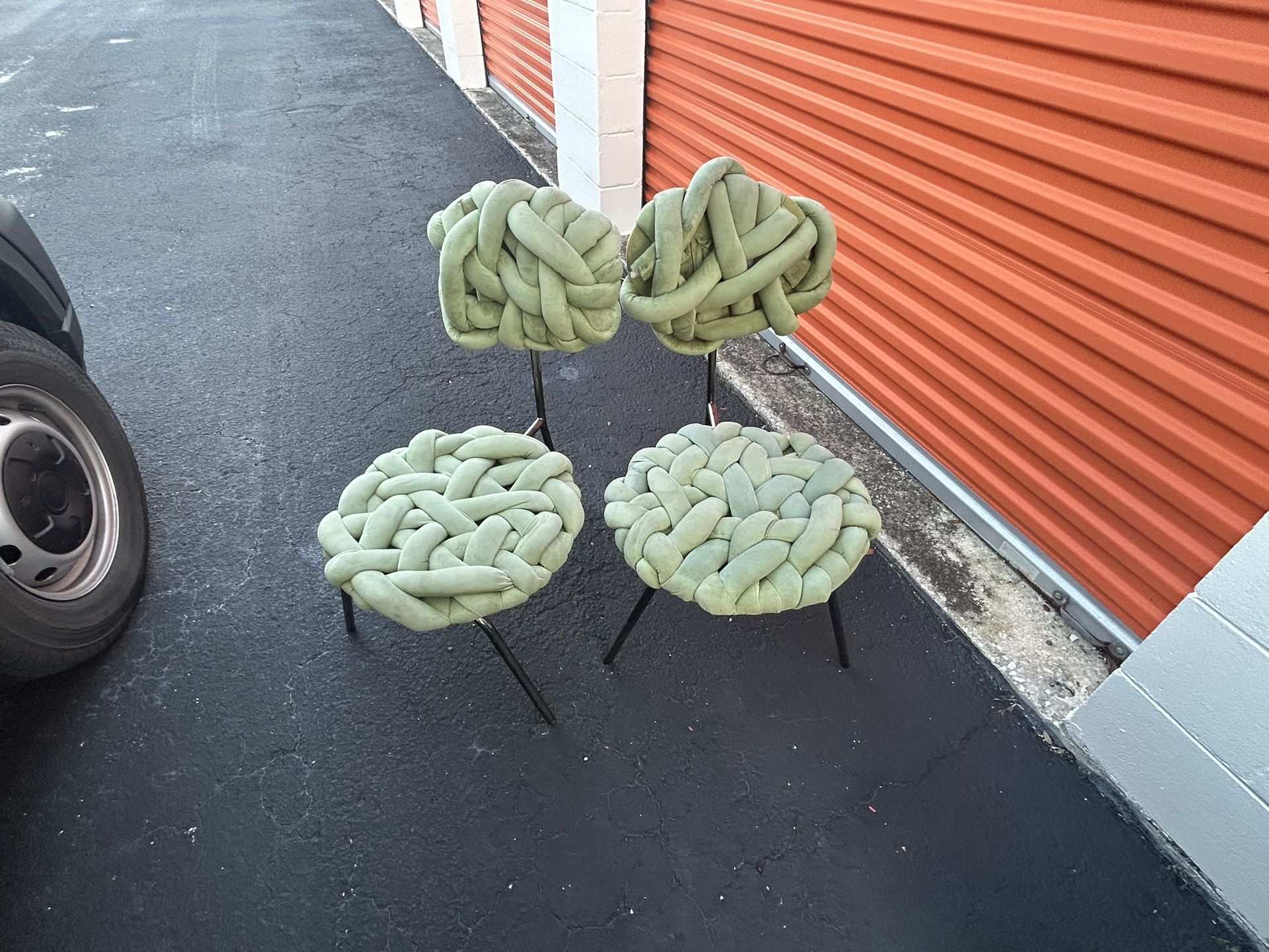 Vintage lime Green Chairs