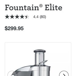 Fountain Juicer Elite