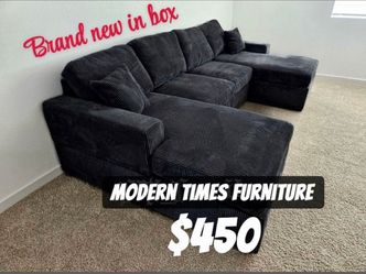 Double chaise sectional