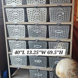 Antique Swim Locker/Gym Basket Locker 1-21