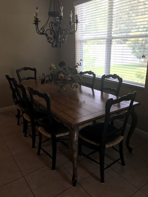French County Dining Room Set With Eight Chairs For Sale In Windermere FL French County Dining Room Set With Eight Chairs For Sale In Windermere FL