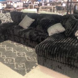 [OM] 🟪 Only $45 initial then take it home 🏡 Brand New Midnight Madness 3 Piece Sectional 