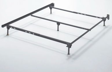 Box and Rails metal size Queen- box y patas metálicas tamaño Queen