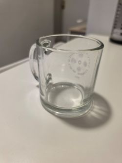 Glass coffee mug
