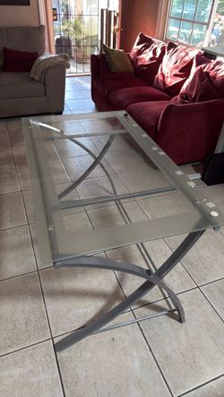 Glass Computer Table